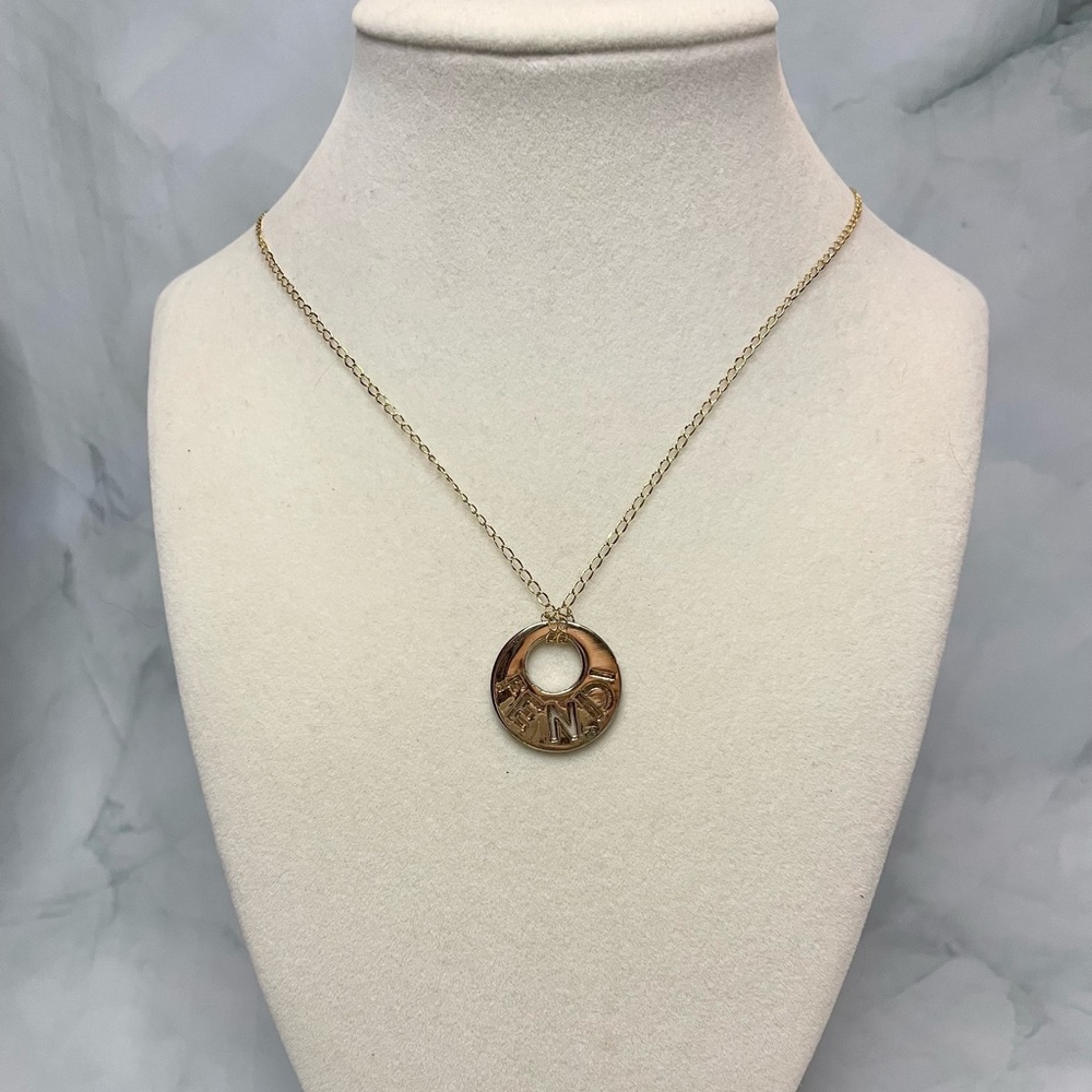 Upcycled Gold Charm Necklace